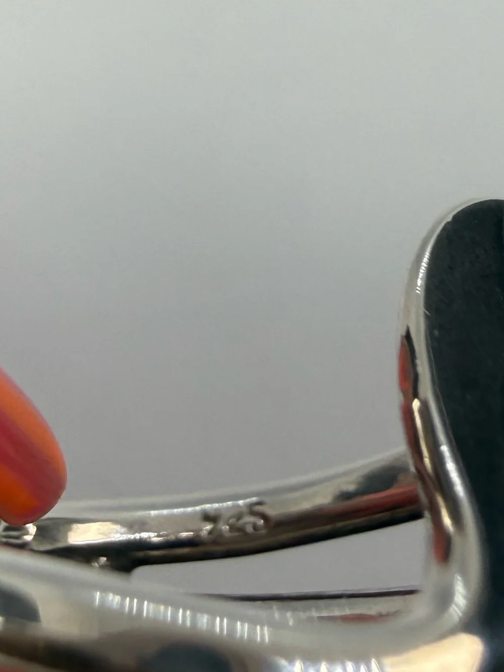 Sterling Silver Modern Wave Openwork Ring Size 7 925